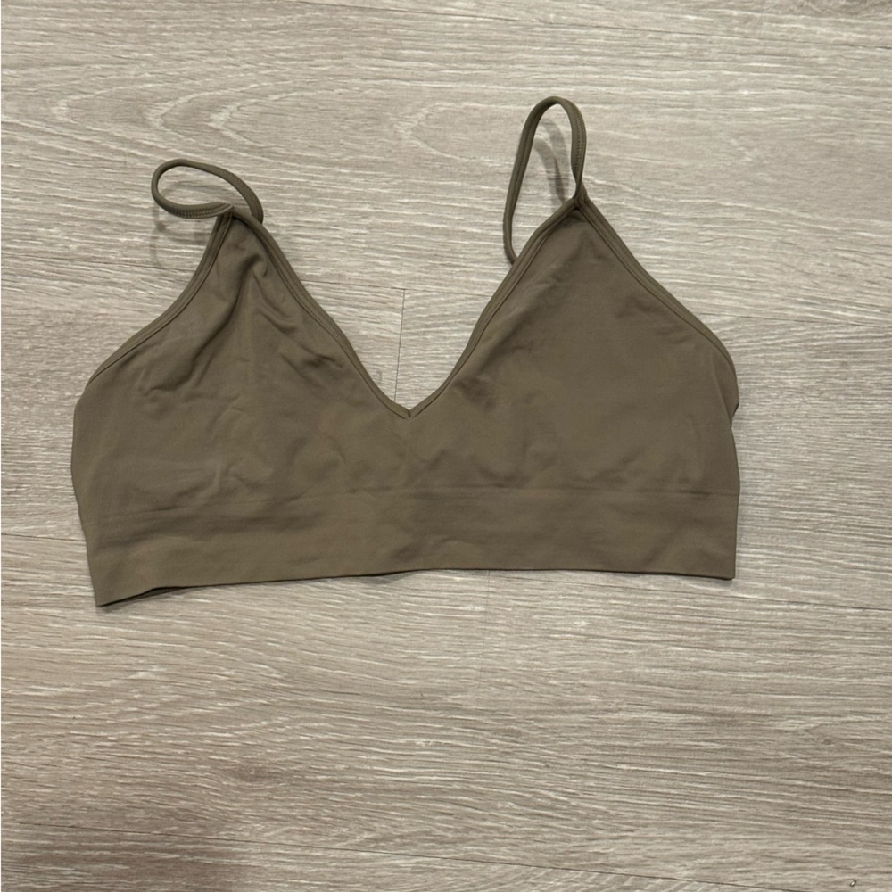 SKIMS Sage Green Bralette